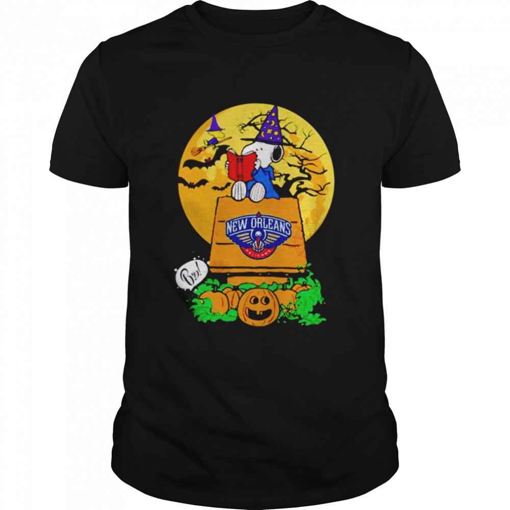 New Orleans Pelicans Snoopy Halloween shirt