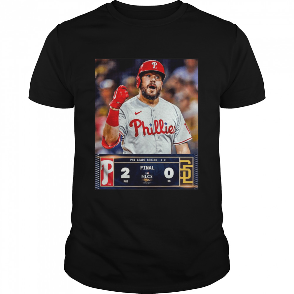 Philadelphia Phillies 2 0 San Diego Padres Game 1 Postseason 2022 Shirt