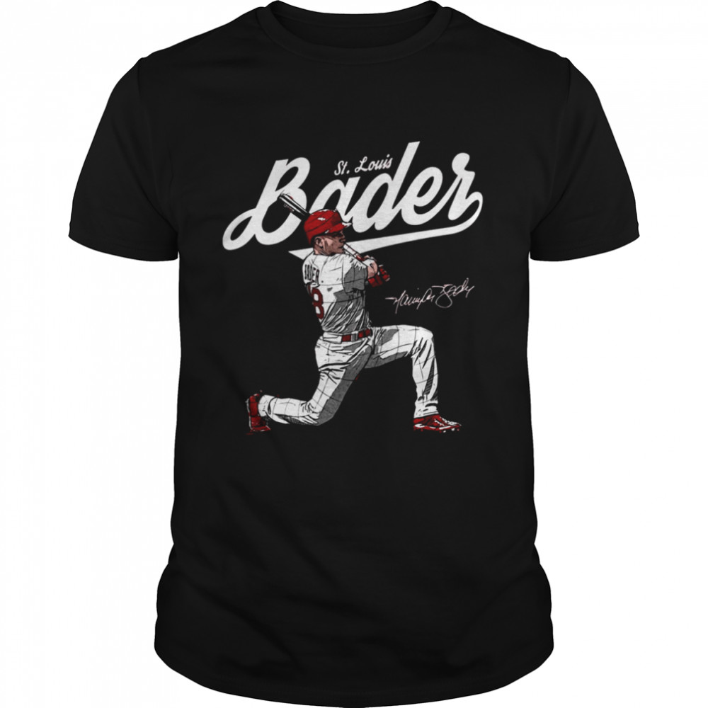 St Louis Harrison Bader Score shirt