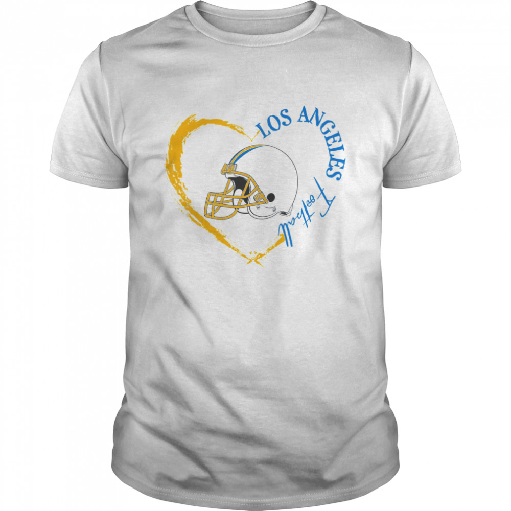 Vintage Los Angeles Football Heart Style shirt