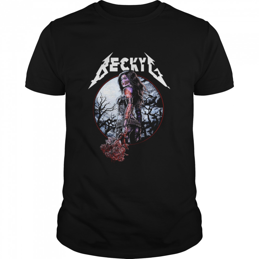 Black Metal Graphic Becky G Karol G Reggaeton Rapper Latin Trap shirt