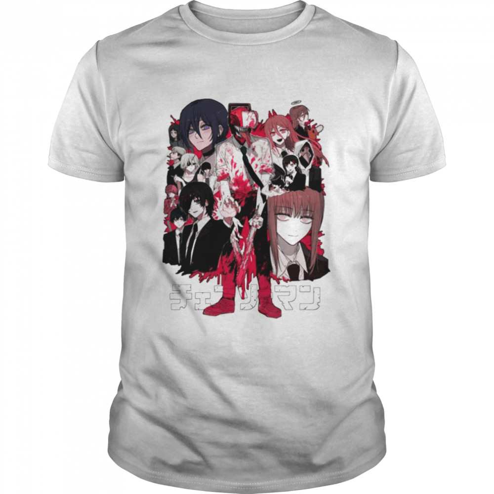 Chainsawman Anine Characters shirt