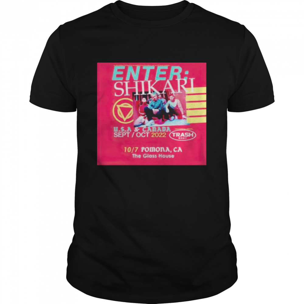 Enter Shikari The Glass House Usa And Canada 2022 shirt