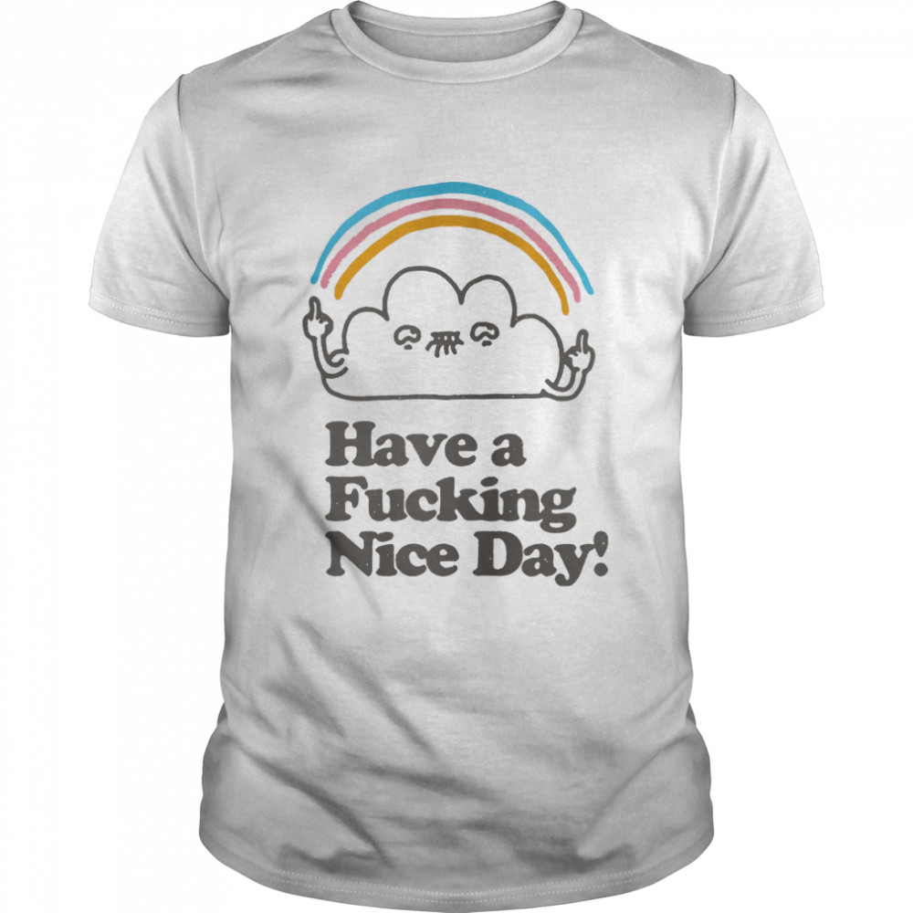 Have A Good Day Custom Sun And Earth Earth Day Positive Vibe Nature Cloud shirt