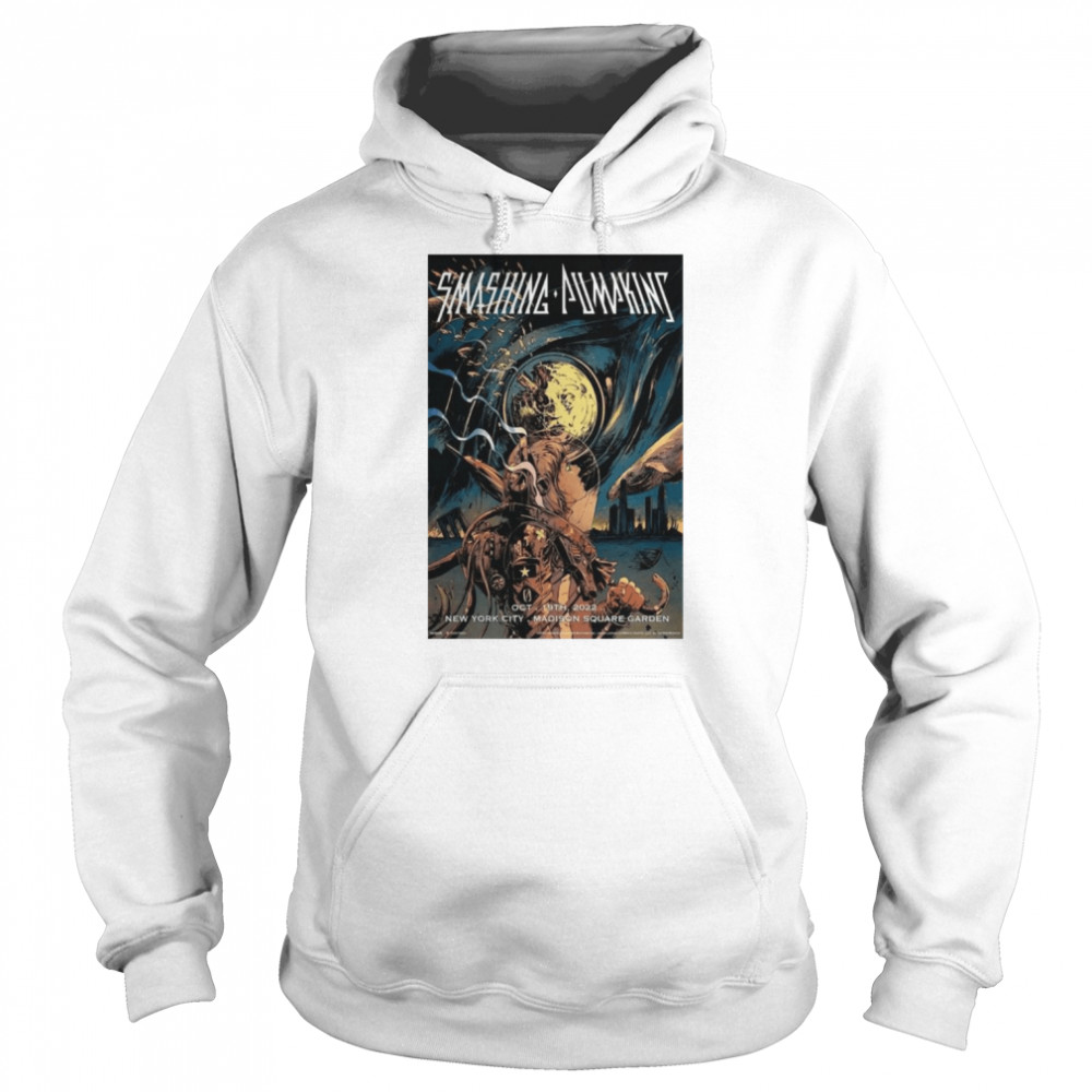 The Smashing Pumpkins At New York City Madison Square Garden On 19 Oct 2022  Unisex Hoodie