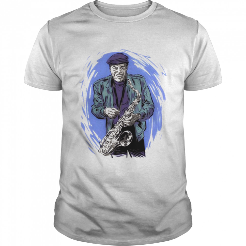 Animated Illustration Stanley Turrentine shirt