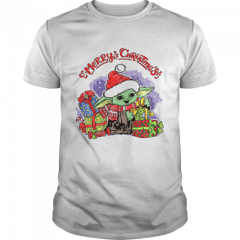 Baby Yoda Christmas Merry Xmas shirt