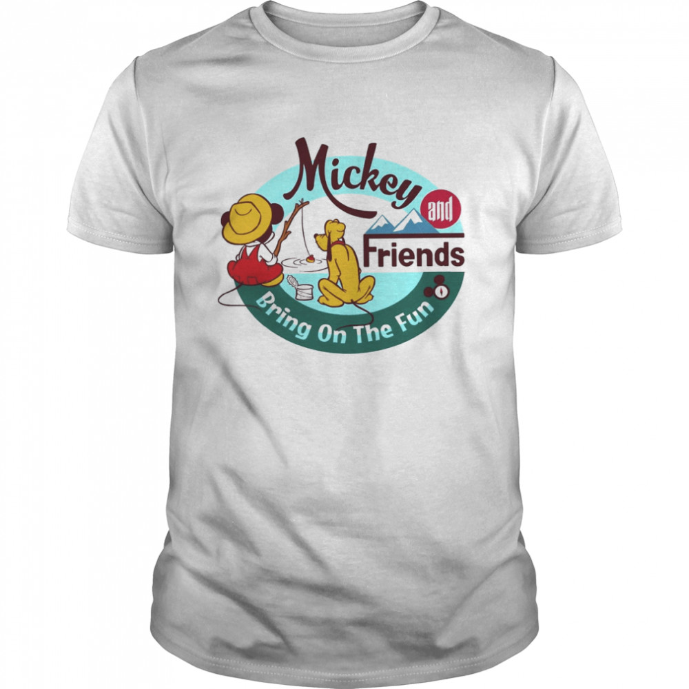 Bring On The Fun Mickey & Friend Mickey Mouse Holiday Disney shirt