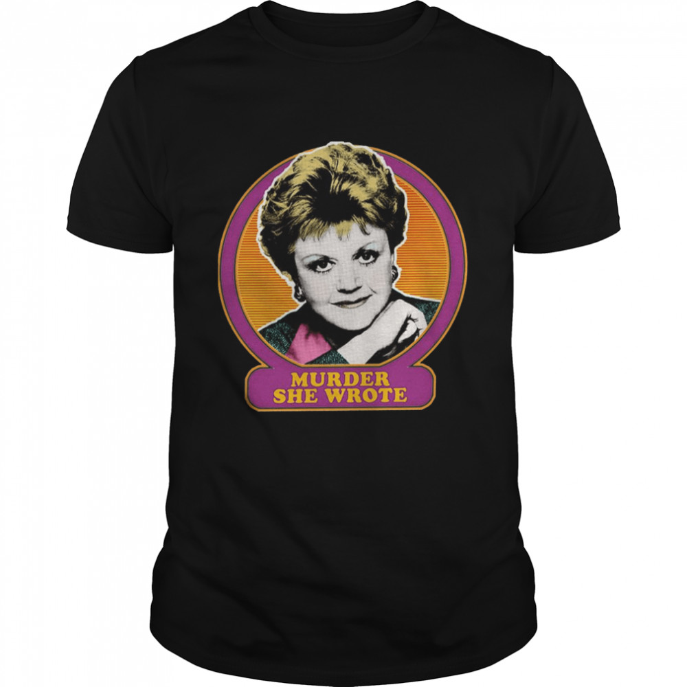 Jessica Fletcher Murder She Wrote She Wrote 80s Retro shirt