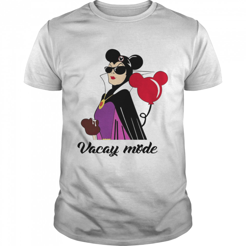 Maleficent Vacay Mode Villains Evil Queen Villains Funny Christmas shirt