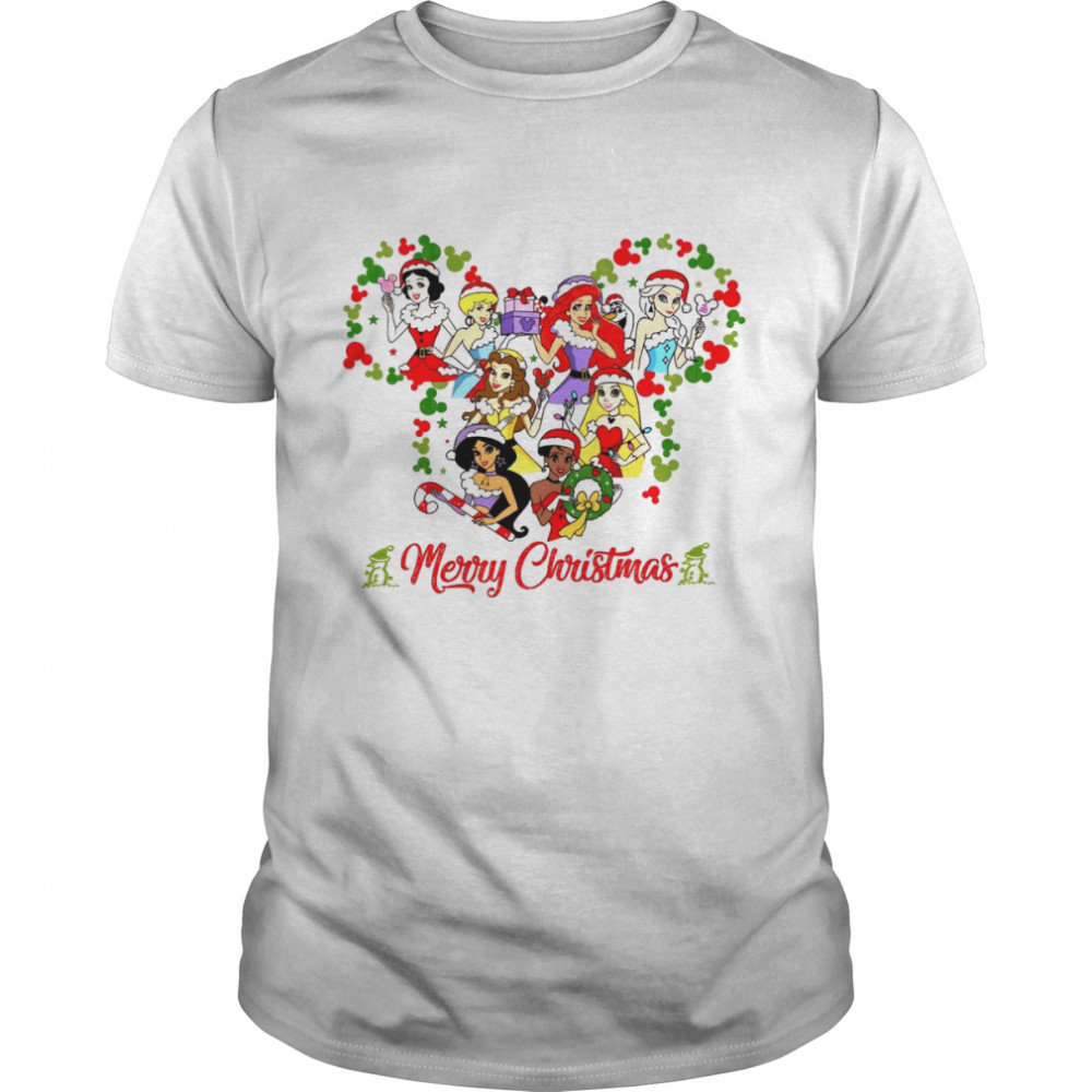 Merry Princess Princess Princess Christmas shirt