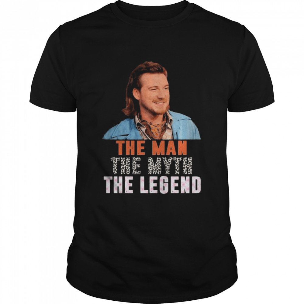 Morgan Wallen the man the myth the legend leopard shirt