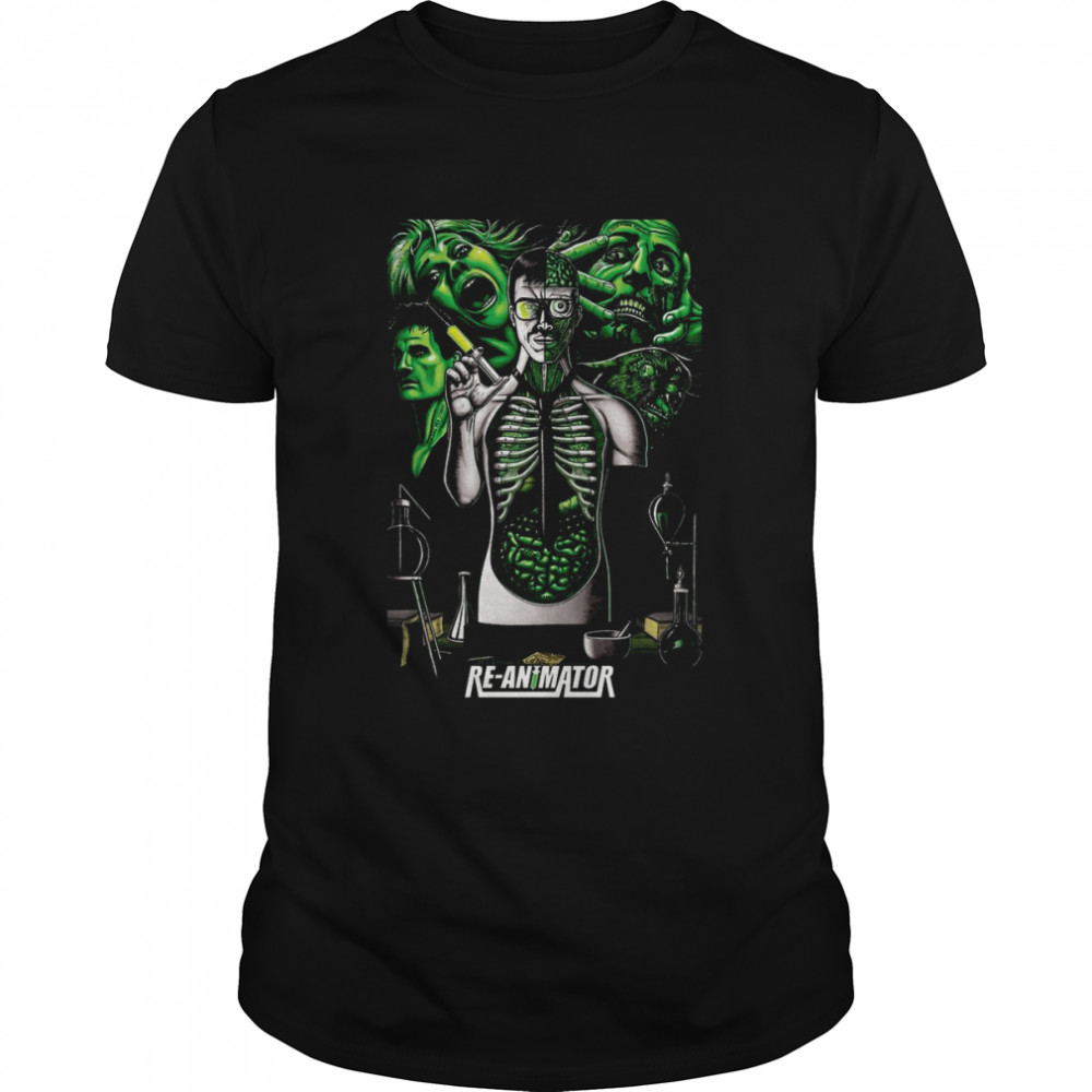 Re-Animator Premium Regular Fit Horror shirt