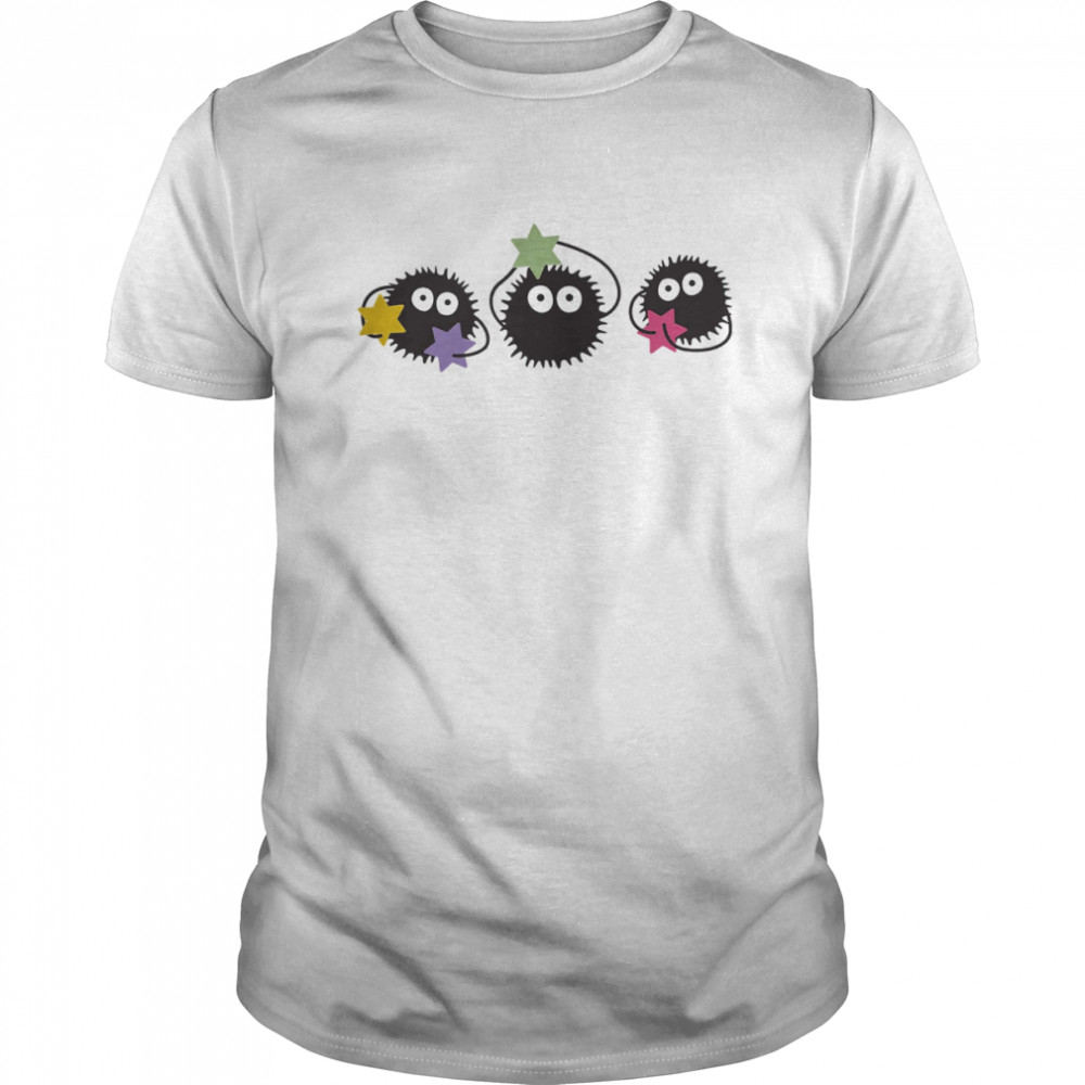 Soot Sprites Susuwatari Japanese Anime Ghibli Spirited Away Anime shirt