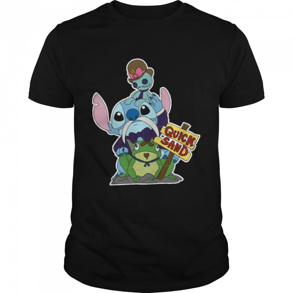 Stitch And Scrump Quick Sand Haunted Mansion Horror Disney shirt