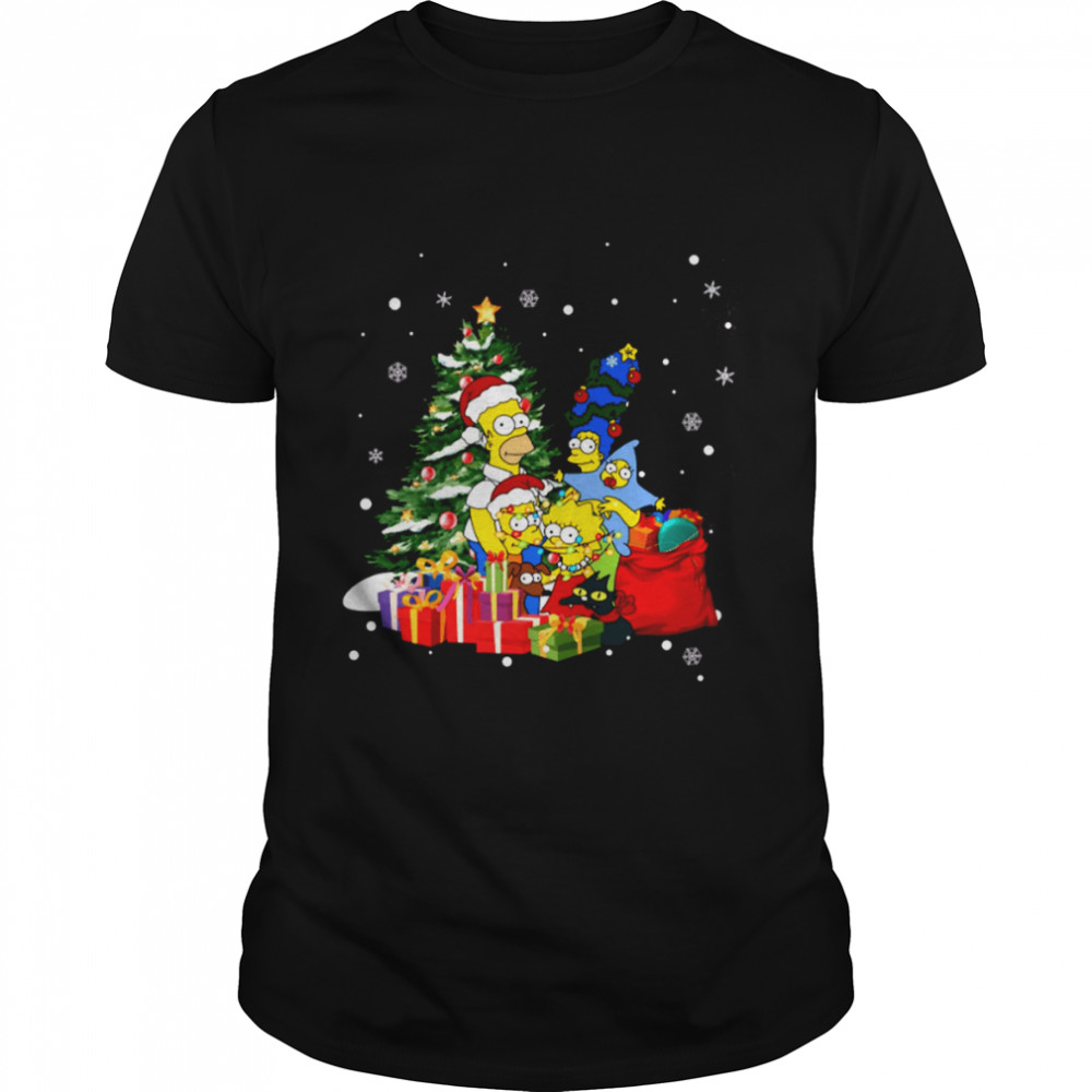 The Simpsons Bart Homer Marge Simpson Funny Christmas shirt