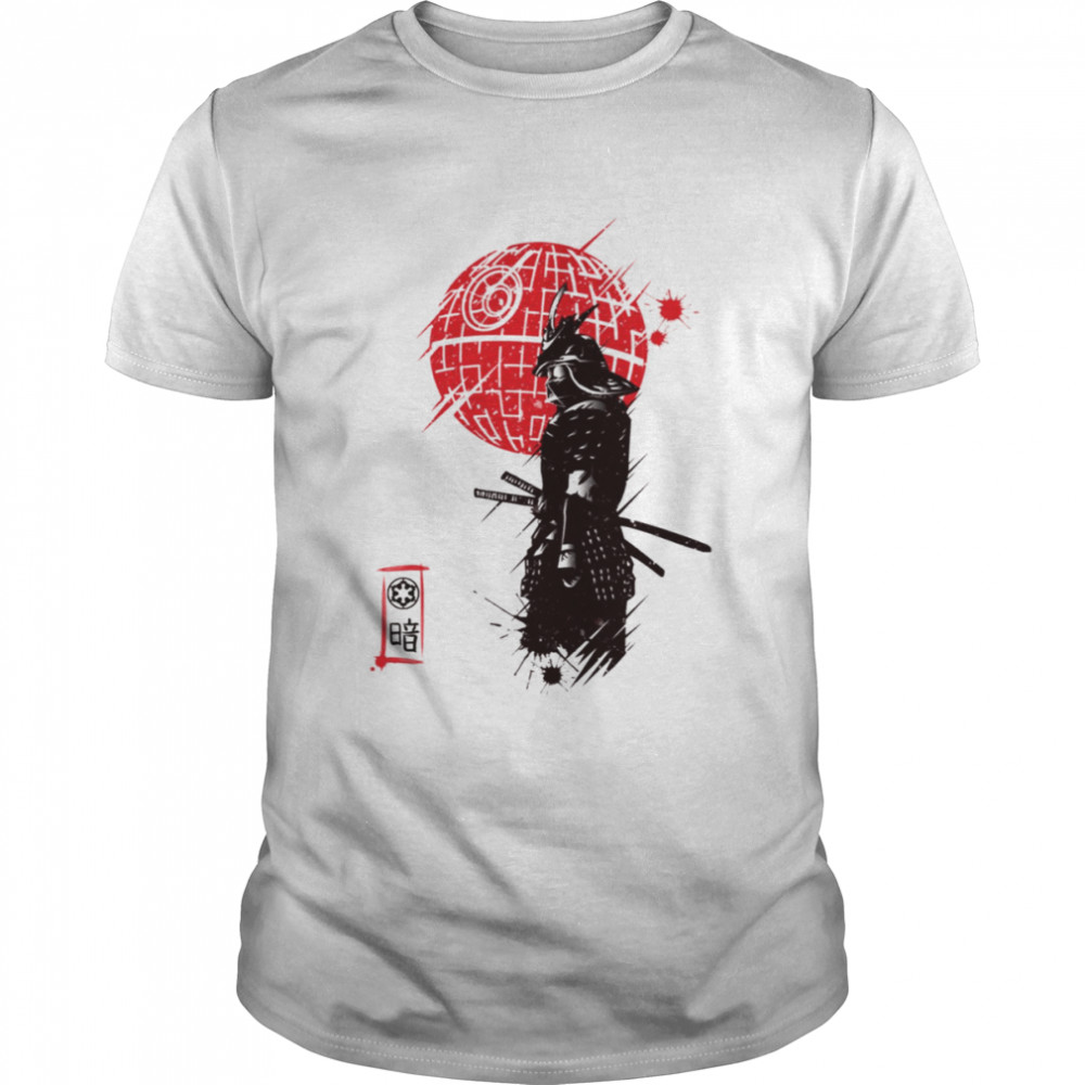 Darth Vader Star Wars Japanese Samurai Deathstar shirt