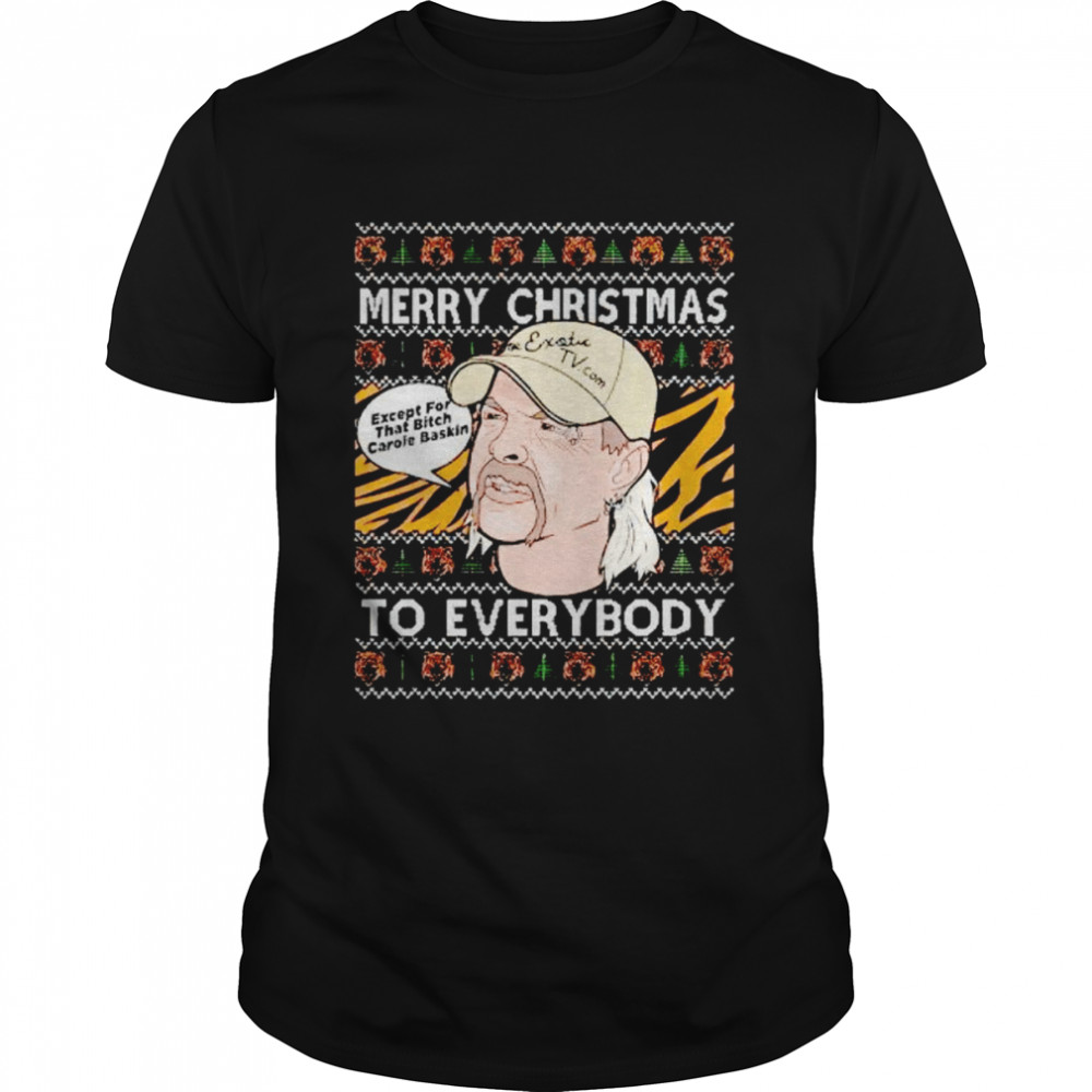 Joe Exotic merry christmas to everybody shirt