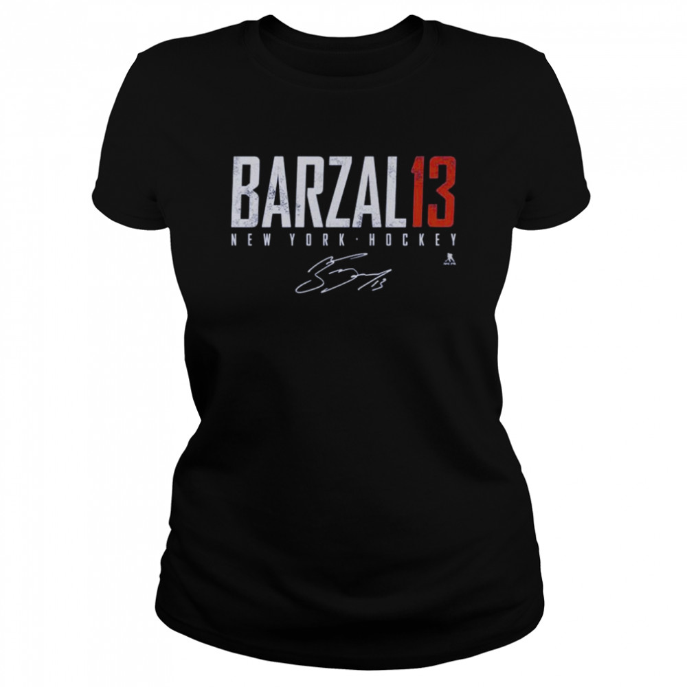 Mathew Barzal New York I Elite Signature  Classic Women's T-shirt