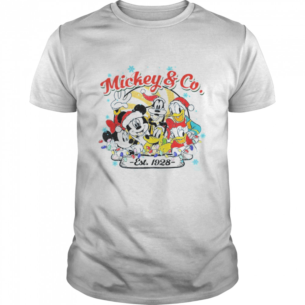 Mickey and Co EST 1928 Christmas shirt