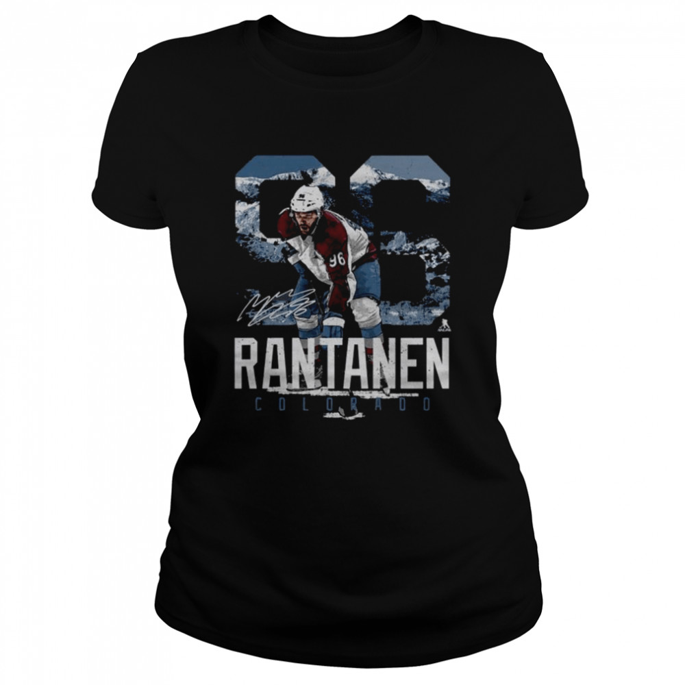 Mikko Rantanen Colorado Avalanche Landmark Signature  Classic Women's T-shirt