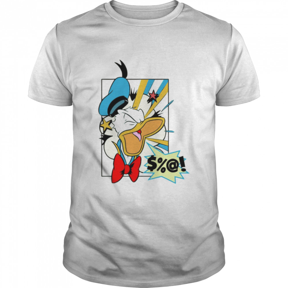 Red Ribbon Donald Duck Angry shirt