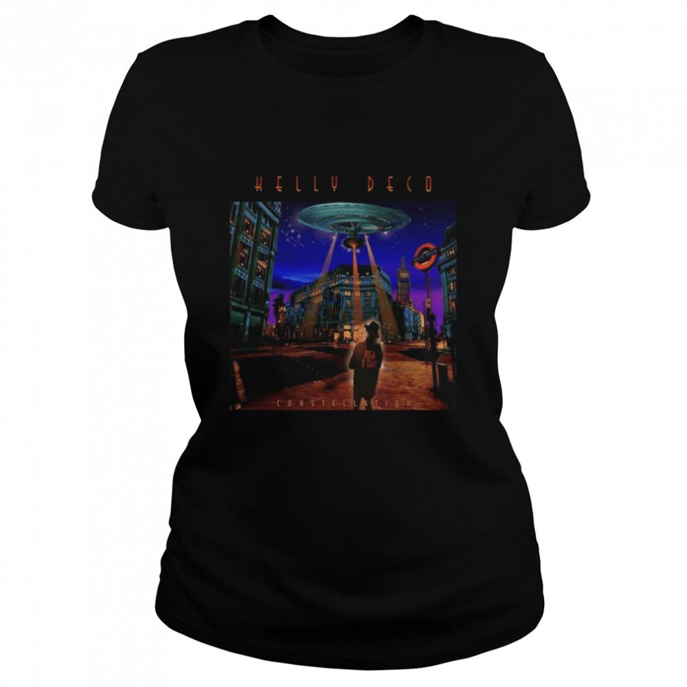 Singled Out The Kelly Deco Constellation Band’s Automat Girl  Classic Women's T-shirt