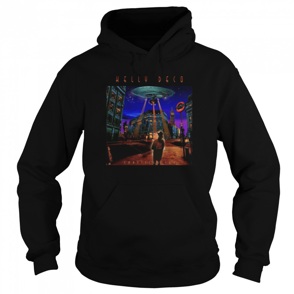 Singled Out The Kelly Deco Constellation Band’s Automat Girl  Unisex Hoodie