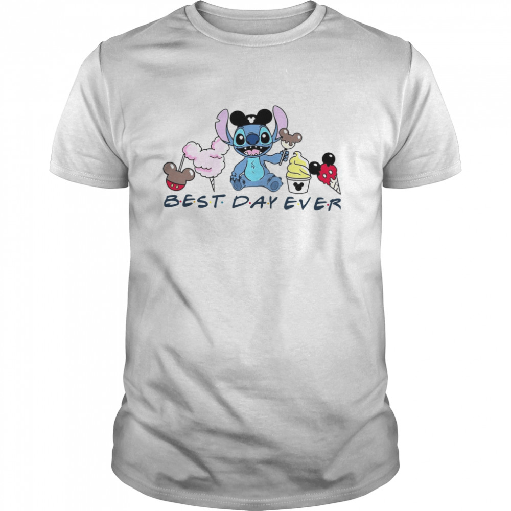 Snacks Stitch Best Day Ever Disney shirt