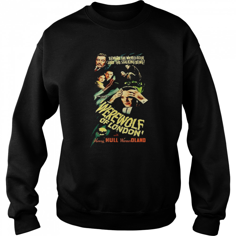 Werewolf Of London Horror Poster shirt Unisex Sweatshirt