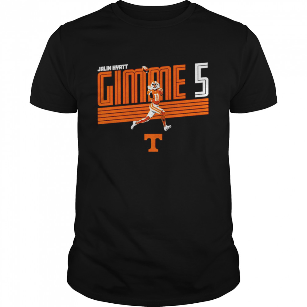 Gimme 5 Jalin Hyatt Tennessee Volunteers shirt