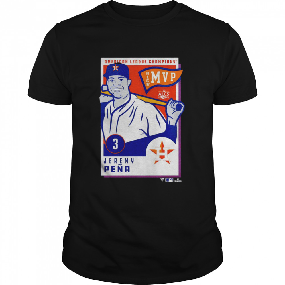 Jeremy Peña Houston Astros 2022 American League Champions MVP shirt