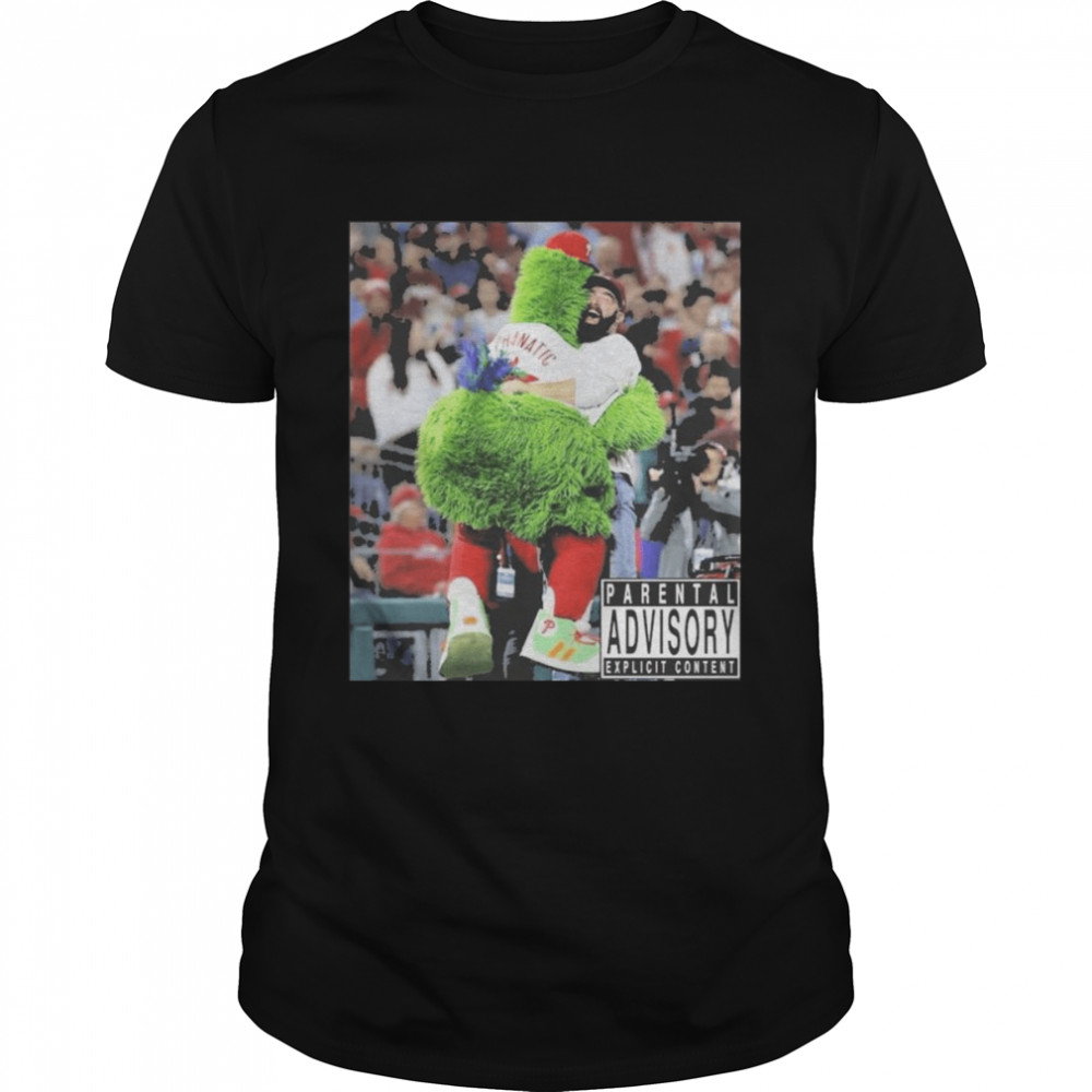 Kyle Schwarber Hug Phillie Phanatic Mascot shirt