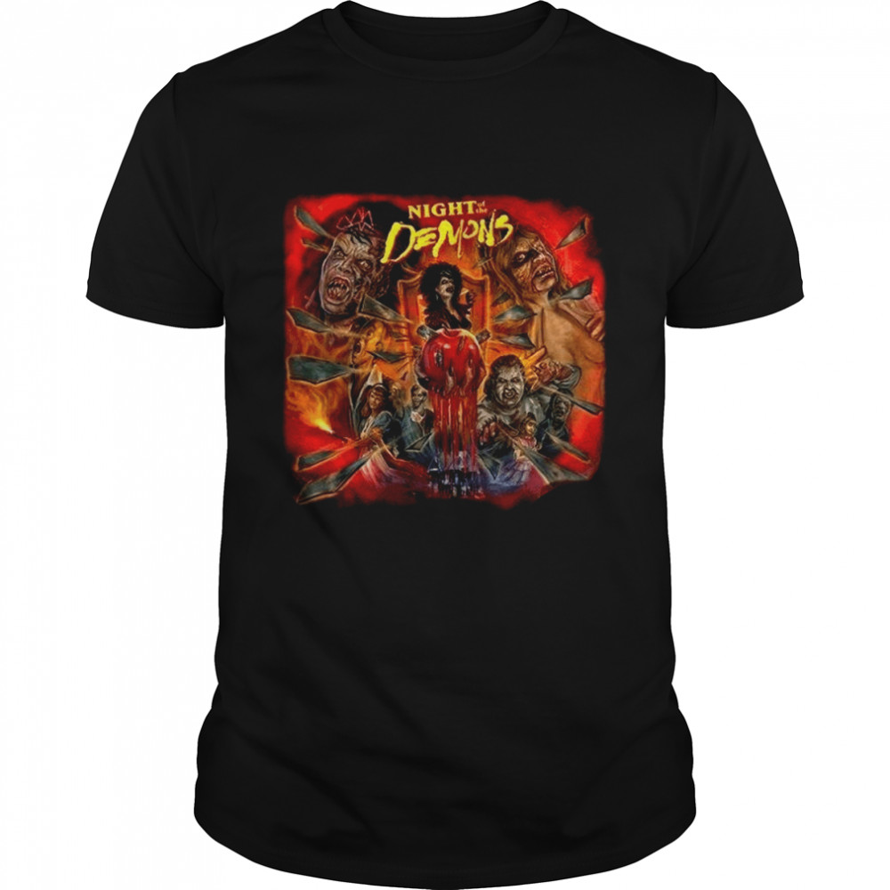 Night Of The Demons Horror Poster shirt