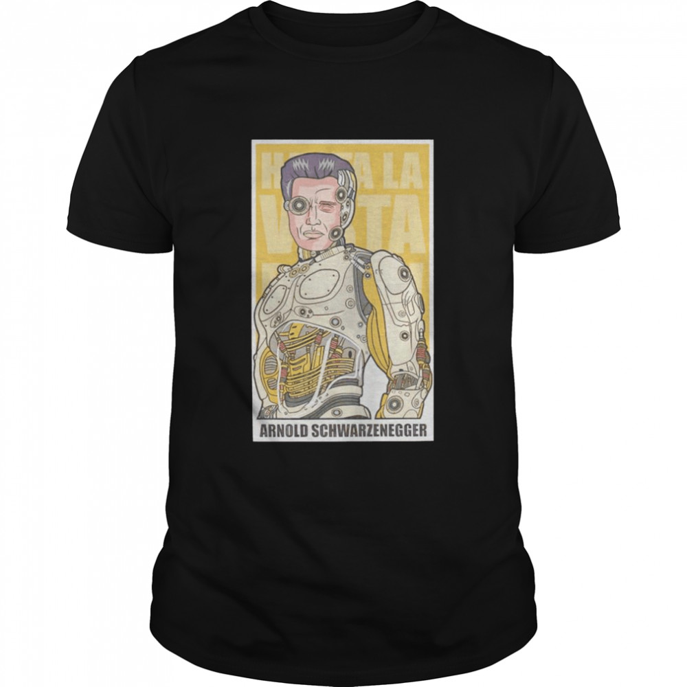 Arnold Schwarzenegger Robot Human shirt