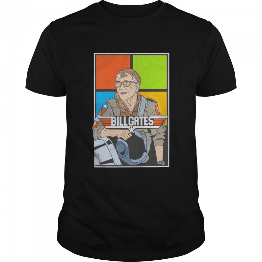 Bill Gates Top Gun shirt