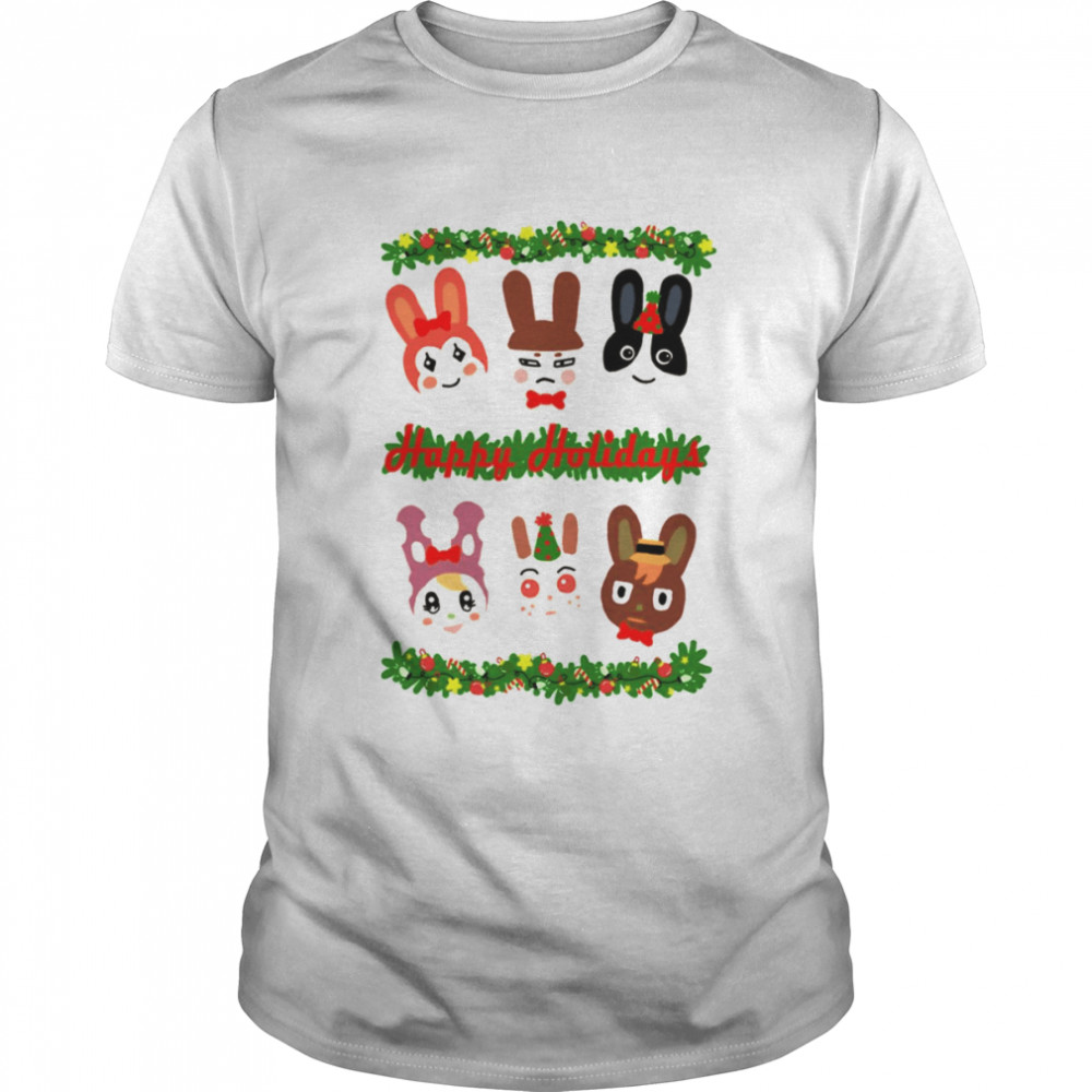 Happy Holidays Animal Crossing Christmas shirt