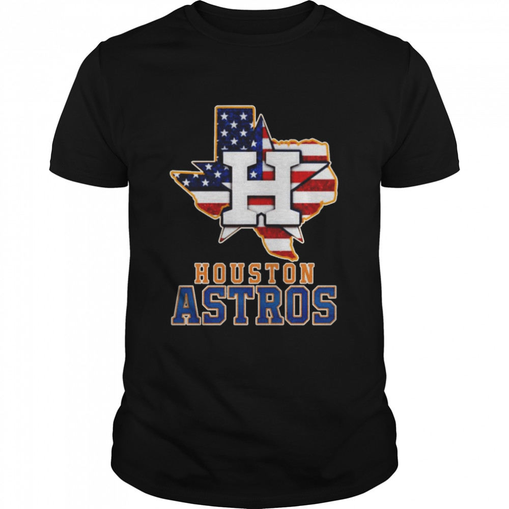 Houston Astros 2022 NL Champions American flag shirt