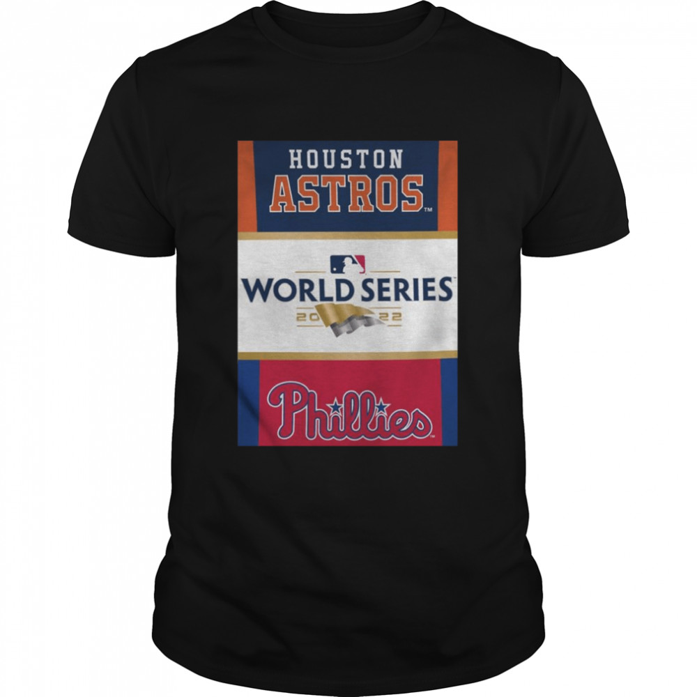 Houston Astros vs. Philadelphia Phillies WinCraft 2022 World Series Matchup Shirt