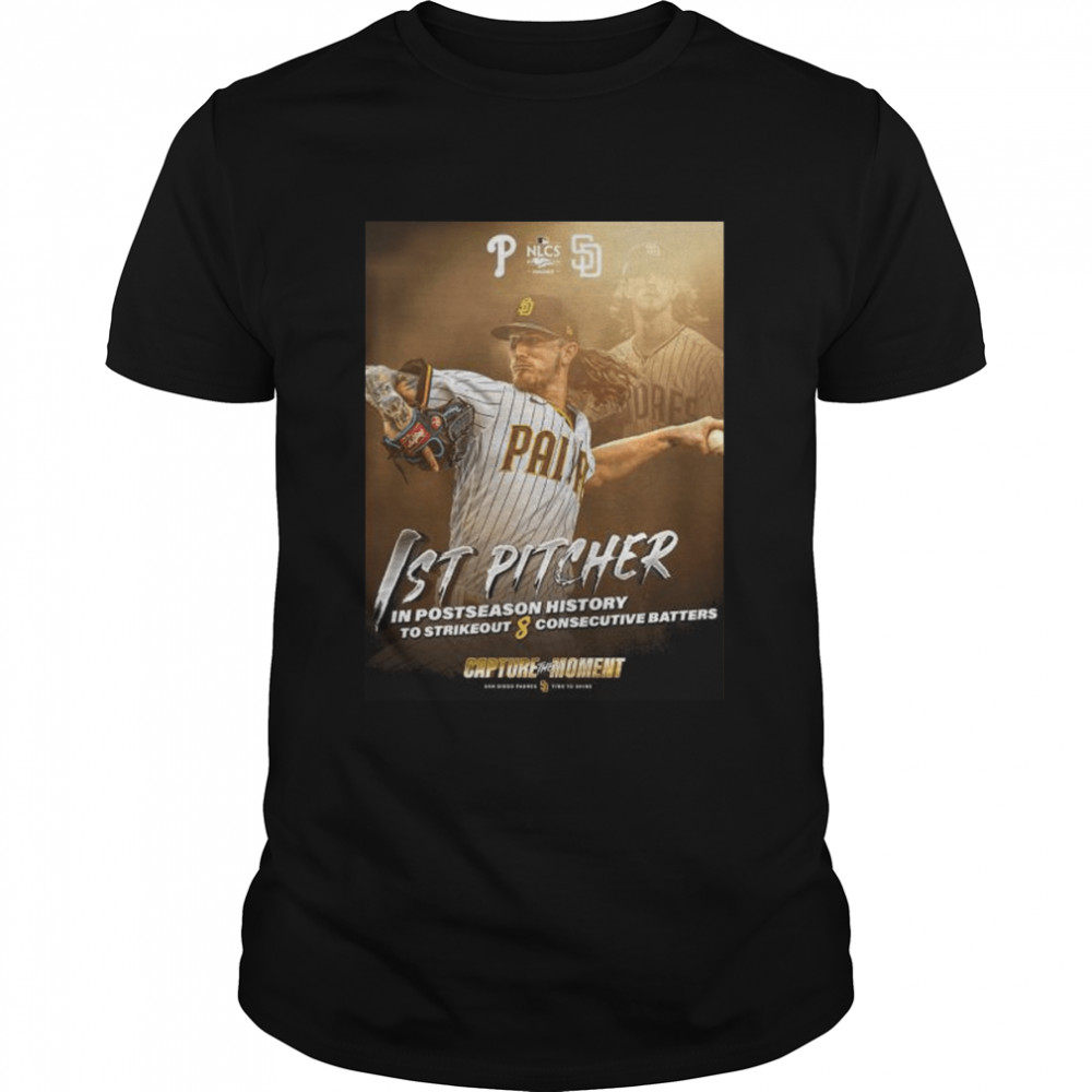 Josh hader of san diego padres making history 1st pitcher in postseason history shirt