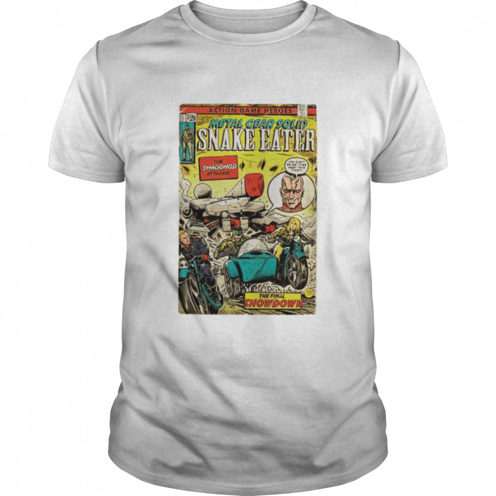 Metal Gear Solid 3 Snake Eater fan art comic book cover shirt