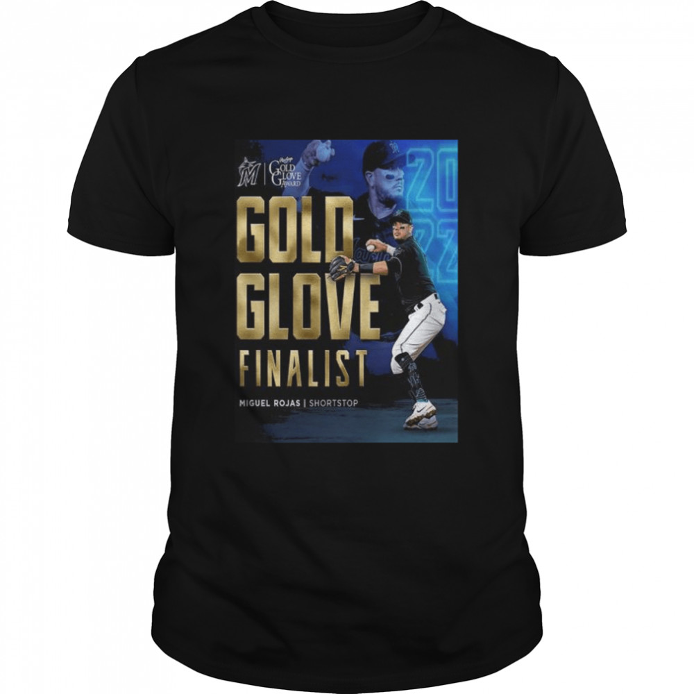 Miguel rojas being named 2022 gold glove award finalist shirt