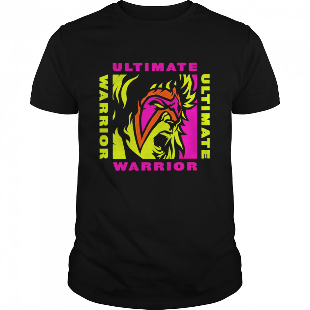 Neon Ultimate Warrior shirt