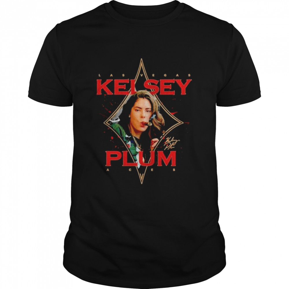 kelsey Plum Las Vegas Aces smoking cigar shirt