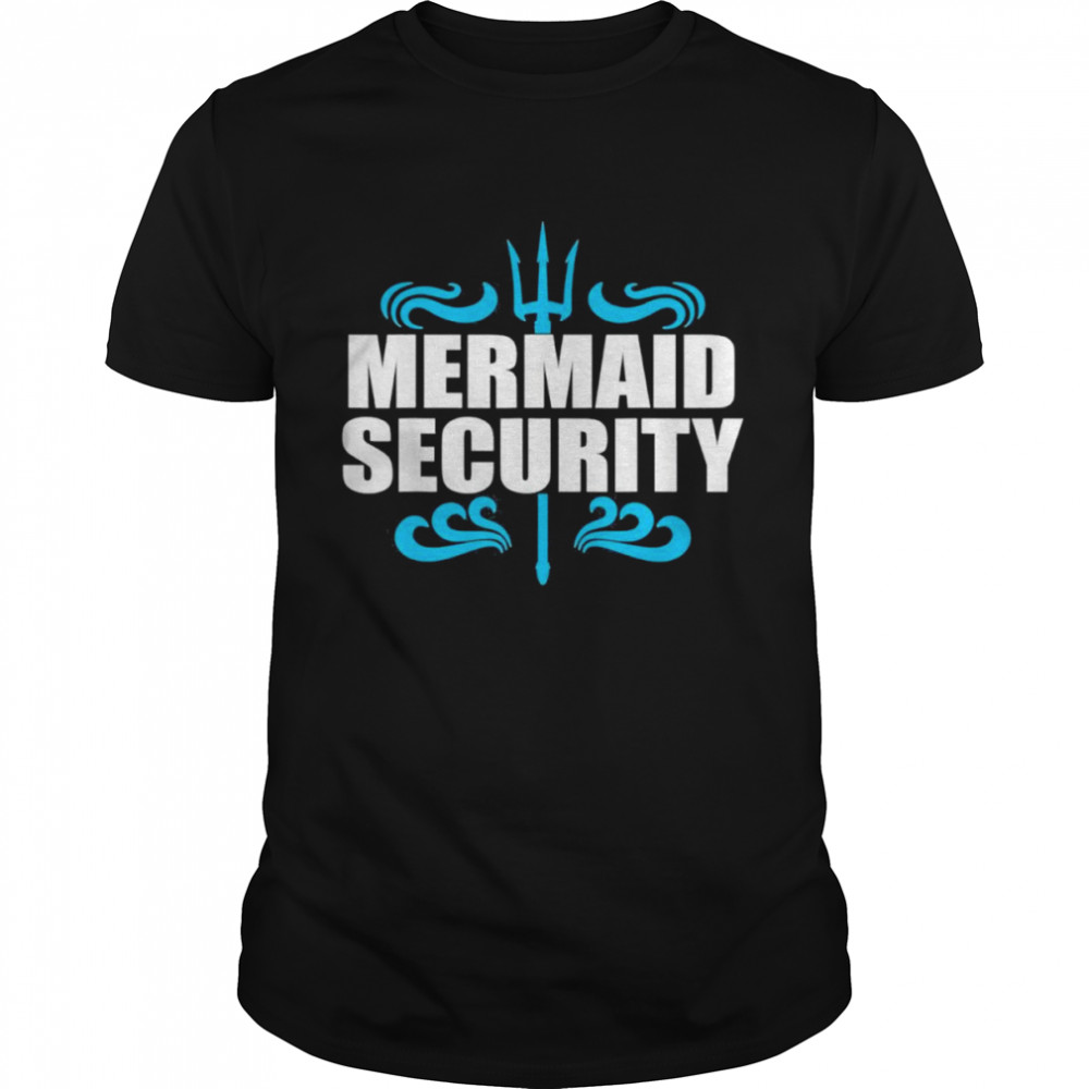 Mermaid Security Swimmer Swimming T-Shirt