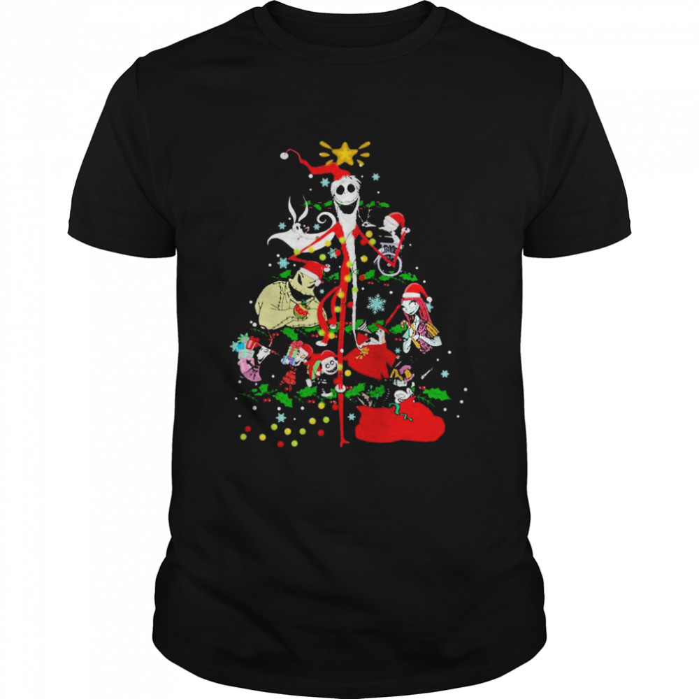 Nightmare before Christmas Squad Tree Shirt