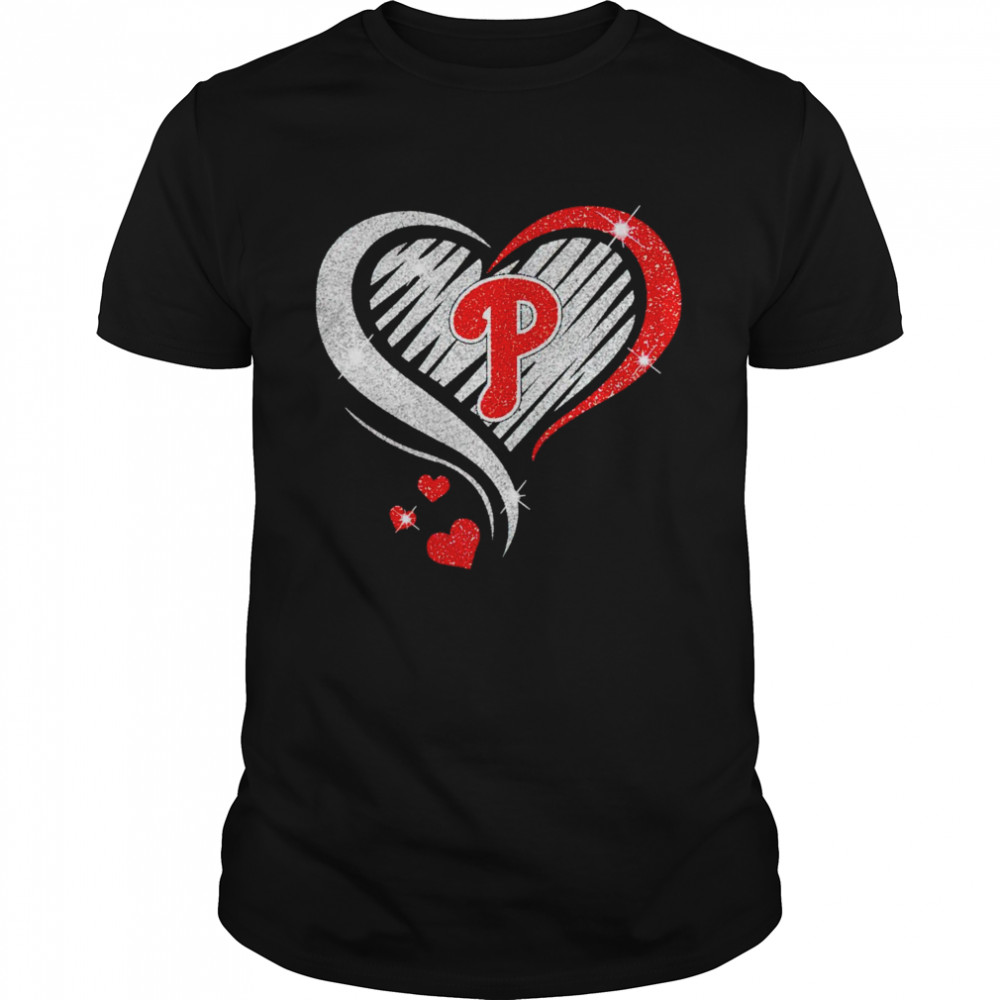 Philadelphia Phillies heart love Diamond shirt