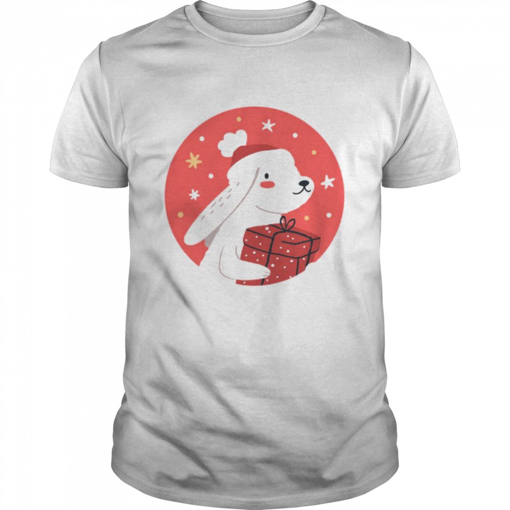 Winter Cosy Feelinganimal Cute Rabbit Bunny Animal Crossing Christmas shirt