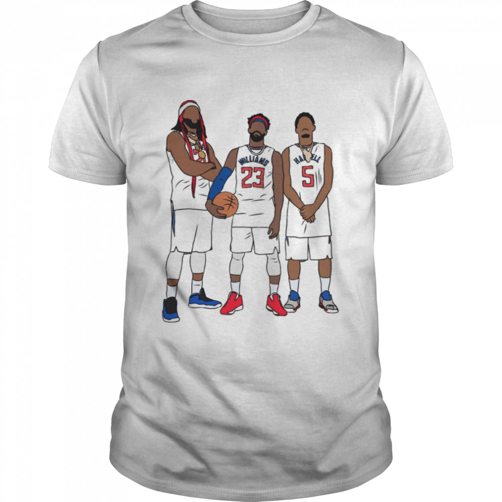 Trez Pat Bev & Lou Will Basketball shirt