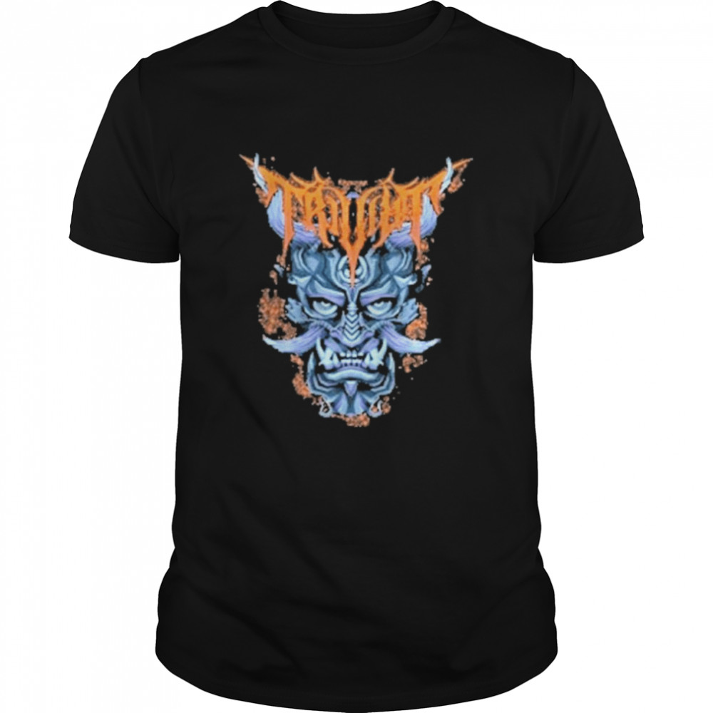 Trivium big onI evil face halloween t-shirt